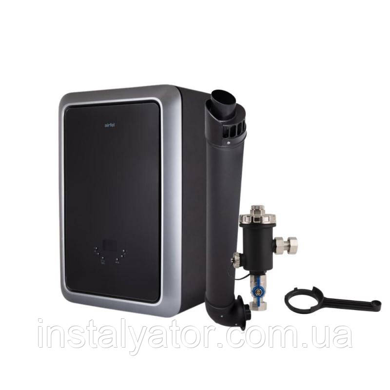 Котел газовий Airfel Maestro 24 кВт+Комплект для коаксіального димоходу 1000 мм, 60/100+SD FORTE сепаратор, фото 1