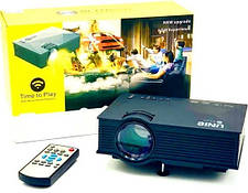 Проектор Мультимедійний Wi-Fi UNIC UC68 BK домашній кінотеатр 1800 люмен світлодіодний проектор з HD 1080p, фото 2