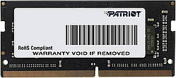 Оперативна пам'ять DDR4 Patriot SL 16GB 2666MHz CL19 1X8 SODIMM