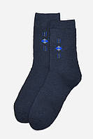 Носки махровые мужские синего цвета размер 40-45 171278S