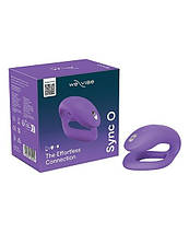 Смарт - Вібратор для пари WE-VIBE SYNC O LIGHT, фіолетовий, фото 3
