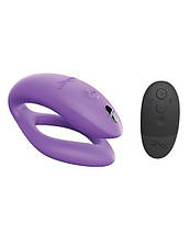 Смарт - Вібратор для пари WE-VIBE SYNC O LIGHT, фіолетовий, фото 4