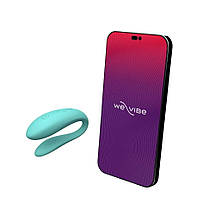 Інноваційний смарт-вібратор для пар Sync Lite We-Vibe, силіконовий, м'ятний, фото 3