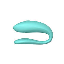 Інноваційний смарт-вібратор для пар Sync Lite We-Vibe, силіконовий, м'ятний, фото 5