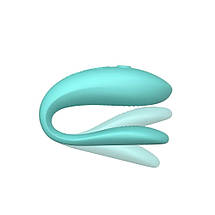 Інноваційний смарт-вібратор для пар Sync Lite We-Vibe, силіконовий, м'ятний, фото 6