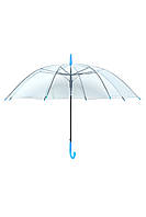 Зонт детский полуавтомат трость голубого цвета 171301S