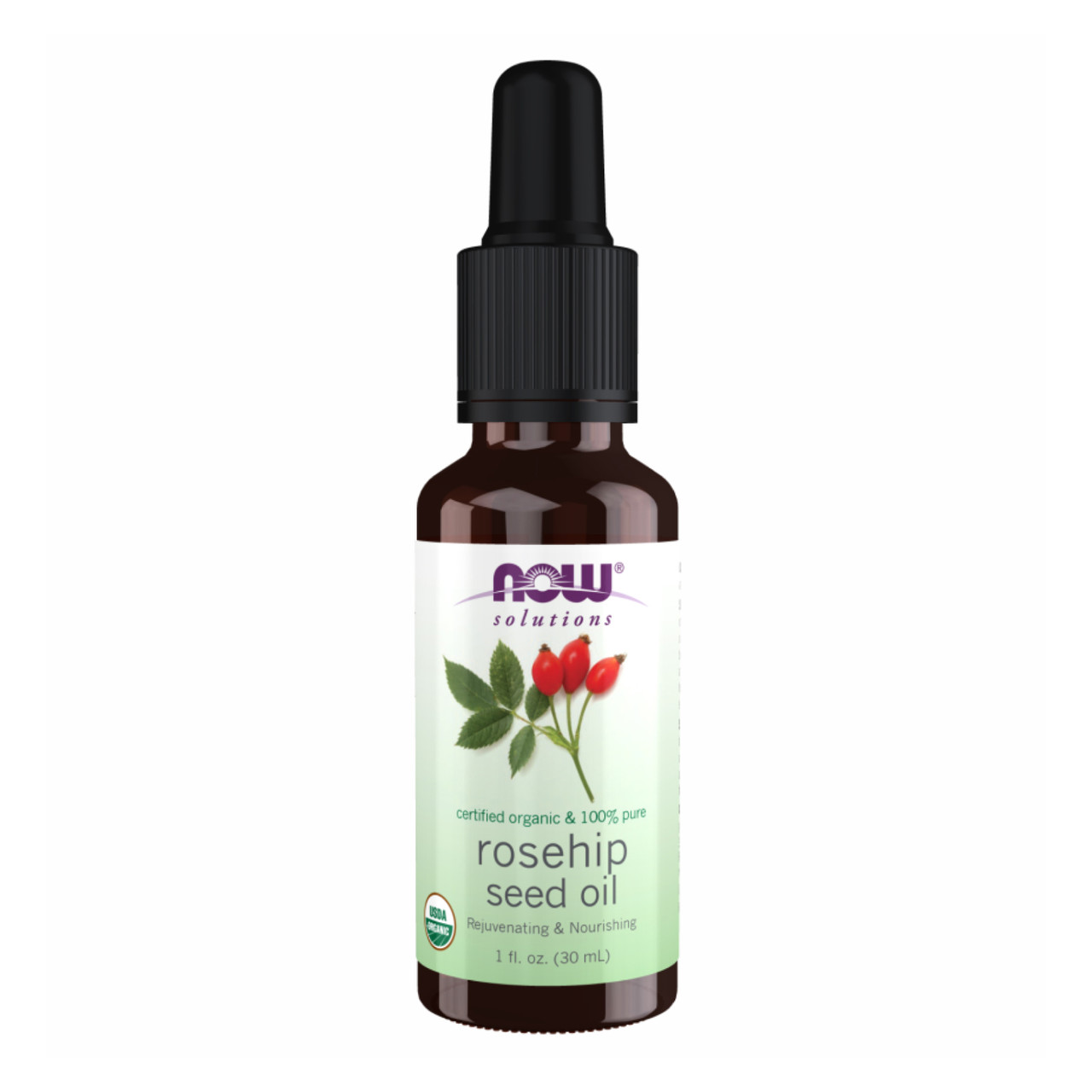 Organic Rose Hip Seed Oil - 30ml (Пошкоджена етикетка), фото 1