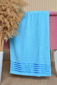 Рушник для обличчя махровий блакитного кольору 170404P