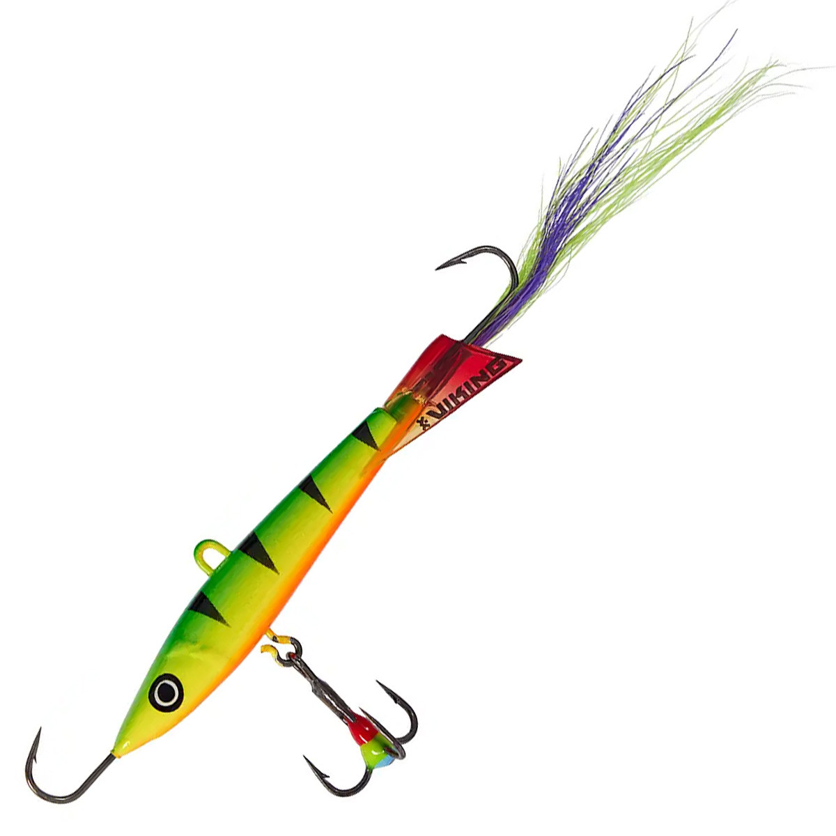 Балансир Viking Fishing Yeti Ice Jig 90mm 46.0g #04 Fire Perch, фото 1