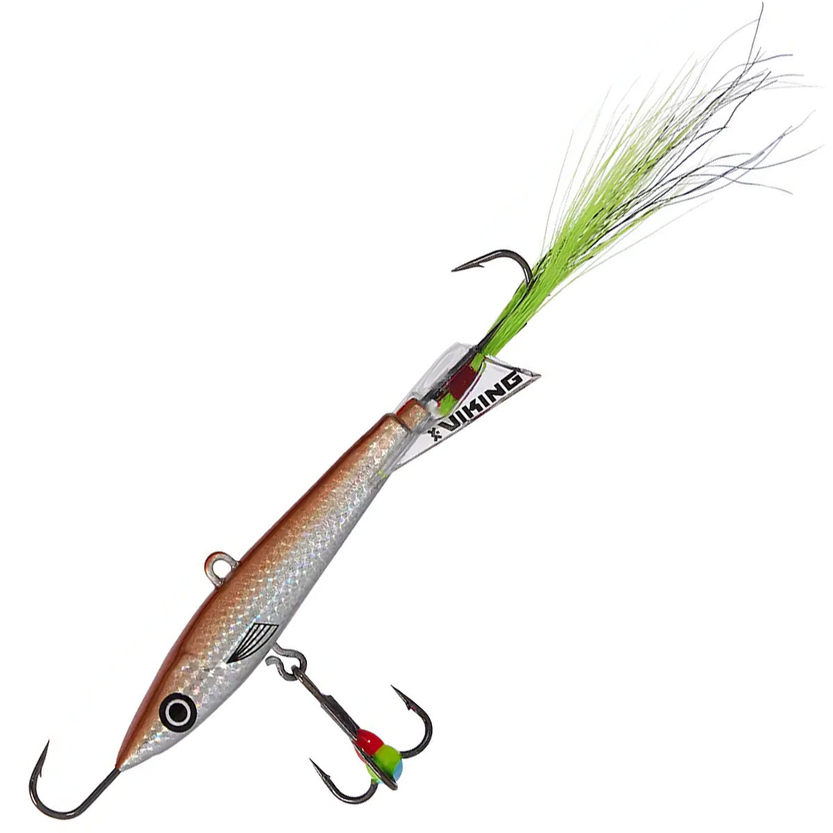 Балансир Viking Fishing Yeti Ice Jig 90mm 46.0g #12 Smoke Anchovy, фото 1