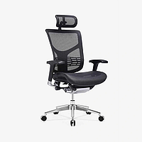 EXPERT STAR - Эргономичное кресло, Черный, Компьютерное, Игровое, Геймерское, Сетка, Крестовина алюминий,