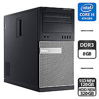 Компьютер Dell OptiPlex 9020 Tower / Intel Core i5-4570 (4 ядра по 3.2 - 3.6 GHz) / 8 GB DDR3 / | всё для