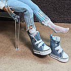 Черевики для ляльки Блайз BLYTH Рейнбоу хай, білі, фото 5