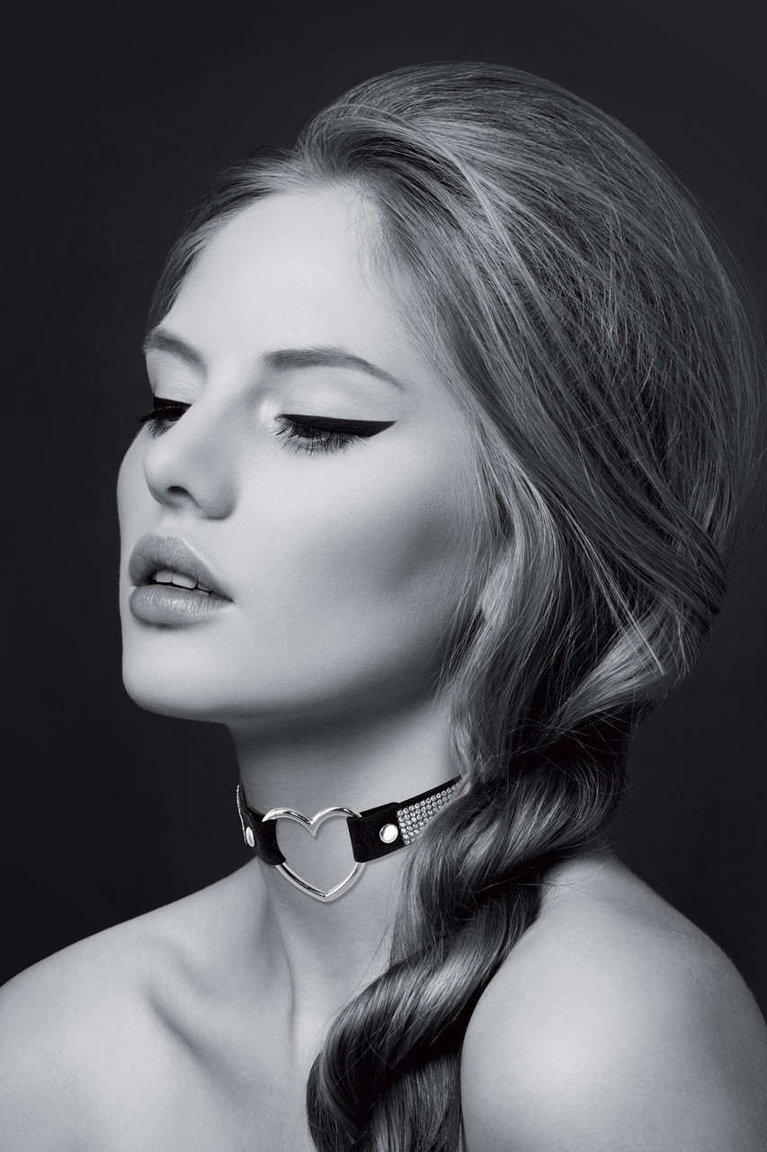 Чокер Bijoux Pour Toi Black з камінчиками AIW Or2274, фото 1