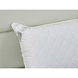 Силіконова подушка spanish style 40х80 см з сатиновою сірою наволочкою Руно, фото 3