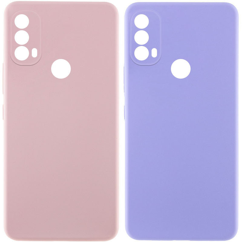 Чохол Silicone Cover Lakshmi Full Camera (AAA) для Motorola Moto E40 - фото 1 - id-p2054415996