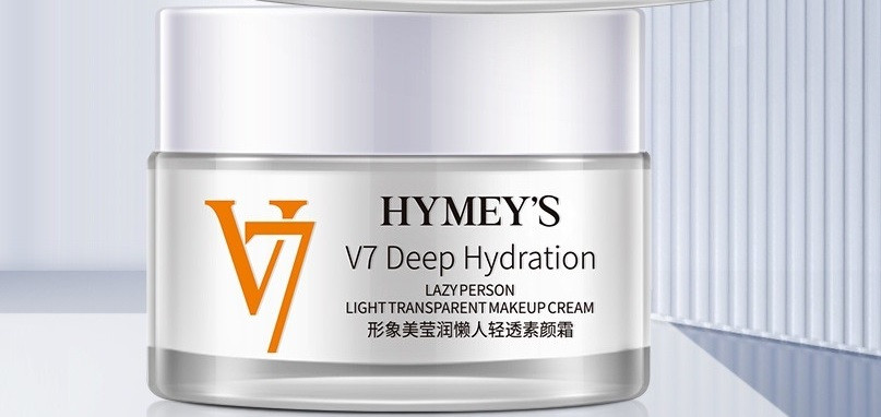 Глибокозволожуючий крем для обличчя з легким тональним ефектом HYMEY'S V7 Deep Hydration, 50 г