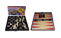 Игровой набор "Magnetspel" 3 в 1 (шашки, нарды, шахматы) от IMDI