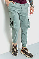 Спортивные брюки мужские тонкие стрейчевые, цвет светло-оливковый, gw
