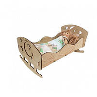 Деревянная кровать для куклы от IMDI