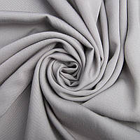 Ткань плательная штапель твил серый