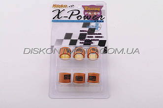 Ролики варіатора Honda 16*13 мм 4 г GY6-50 китайський скутер 139QMB KOSO