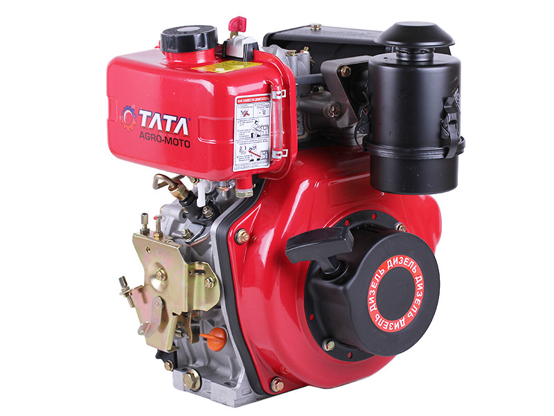 Двигун дизельний 173D ТАТА (з виходом валу під шліци, 25 мм) 5 к.с.
