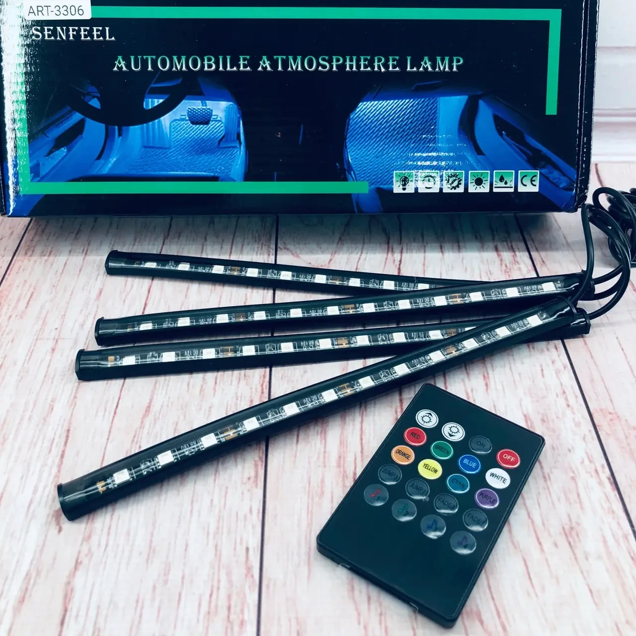 Універсальне RGB led підсвічування з мікрофоном HR-01678 Лучшая цена, фото 1