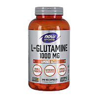 Глютамин NOW Foods L-Glutamine 1000 mg 240 Veg Caps FG, код: 7576299