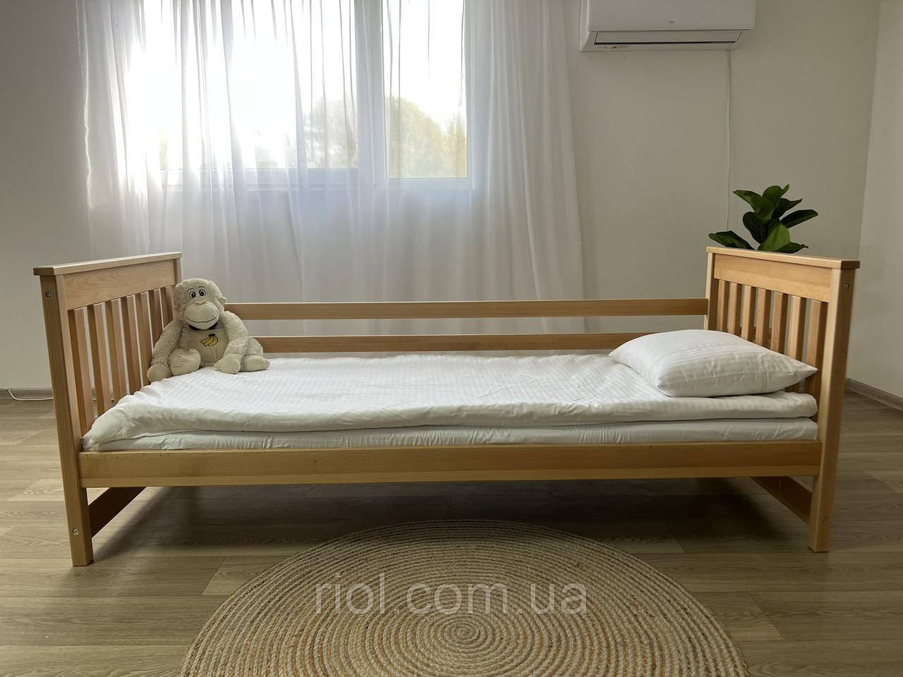 Дитяче дерев'яне ліжко Адель масив бука, фото 1