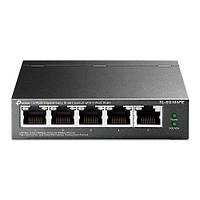 Коммутатор TP-Link TL-SG105PE Smart управляемый 5x10/100/1000 RJ45