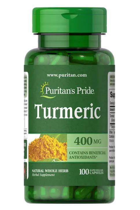 Концентрат куркуми Puritan's Pride Turmeric 400 mg 100 капсул