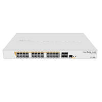 Коммутатор Mikrotik CRS328-24P-4S+RM CR Switch 24 Gigabit Passive PoE/802.3a