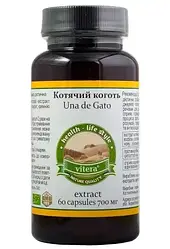 Дієтична добавка Котячий кіготь 500 мг. (екстракт Франція) 60 капс. Вітера