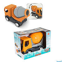 Авто "Tech Truck" БЕТОНОМЕШАЛКА 39477 (4) "Tigres" 3 модели, в коробке