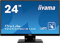 Монітор 23.8" IPS Iiyama T2454MSC-B1AG сенсорний/безрамковий екран 60Гц Чорний