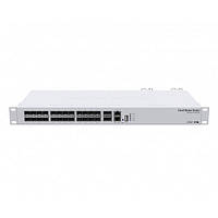 Коммутатор Mikrotik CRS326-24S+2Q+RM 24хSFP+ 2хQSFP+ USB 1хRJ45 управляемый в стойку