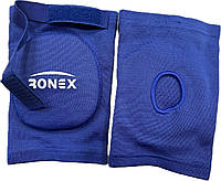 Наколінники для волейболу сині на липучці Ronex розмір S