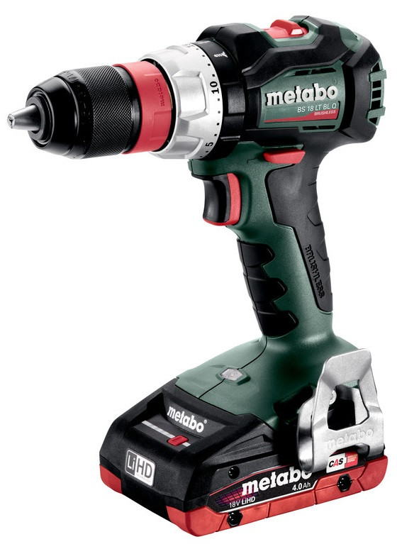 Metabo Шурпокрут-дриль BS 18 LT BL Q, акумуляторний, LiHD, 2*18В, 4Ач, metaBOX 145, 1.8кг