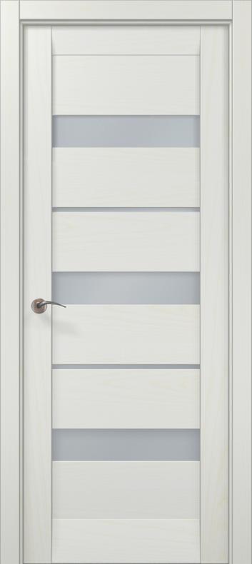 Двері міжкімнатні Папа Карло Millenium ML-22 Ясен білий (зі склом сатин)