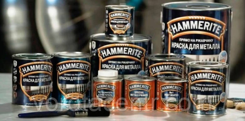 Фарба по металу Hammerite 0,7 л. молоткова (Польща)