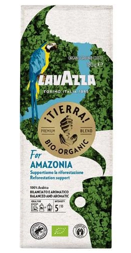 Кава мелена Lavazza Tierra Organic For Amazonia 100% арабіка 180 грамів ECO product, фото 1