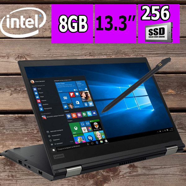 Ноутбук Lenovo ThinkPad Yoga 370 Intel® Core™ i5-7200U 13.3'' 8GB DDR4 256GB SSD + Cтілус