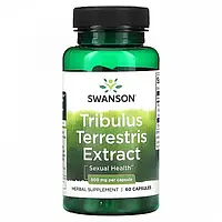 Трибулус 250 мг (Tribulus) Swanson 60 капсул