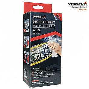 Набір для відновлення автомобільних фар Visbella Diy Headlight Restoration Kit Wipe Solution