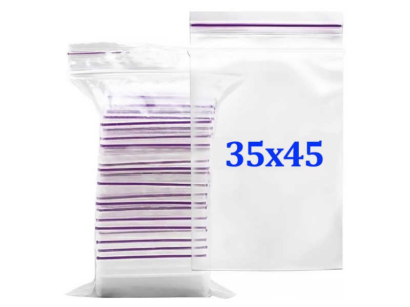 Пакет із замком Zip-Lock, 35х45 мм.