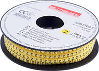 Маркер кабельный цифра "2" 1,5мм.кв. (1000шт/рул) [s2037033] желтый e.marker.stand.0.1.5.2 E.NEXT