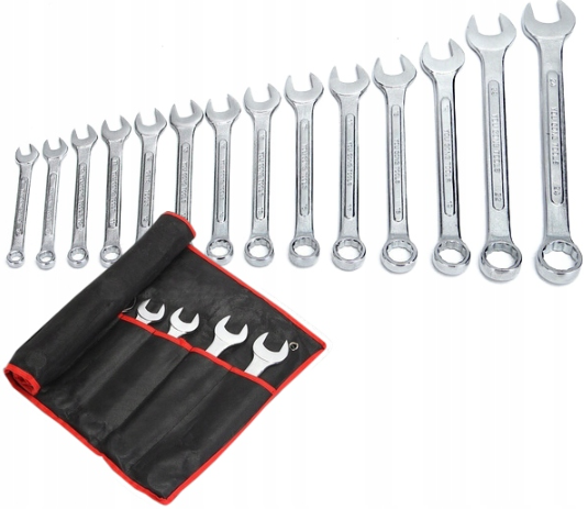 Набір ключів KingTech, 14 шт, 8-24 мм гайкових, фото 1