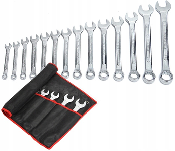 Набір ключів KingTech, 14 шт, 8-24 мм гайкових