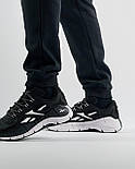 Чоловічі кросівки Reebok Zig Kinetica весна-осінь-літо легкі (чорні з білим). Живе фото, фото 10